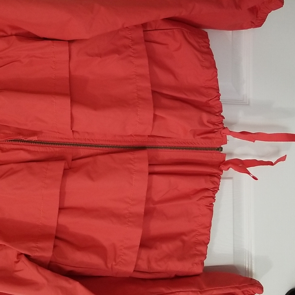 Tiered Orange Color Anorak Jacket- LOFT Women Size XS - Picture 8 of 9